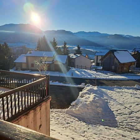 Studio Cabine 4 Couchages, Vue Face Aux Montagnes 丰罗穆 外观 照片