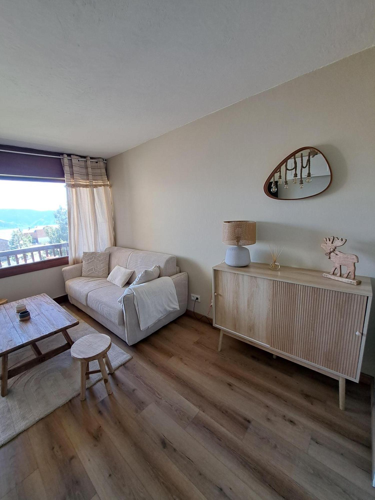 Studio Cabine 4 Couchages, Vue Face Aux Montagnes 丰罗穆 外观 照片